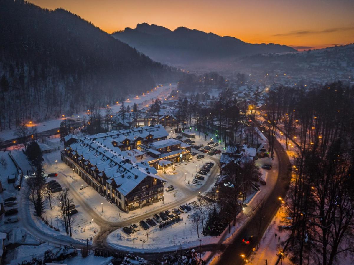 Szczawnica Park Resort & Spa Exterior photo Aerial view of the town