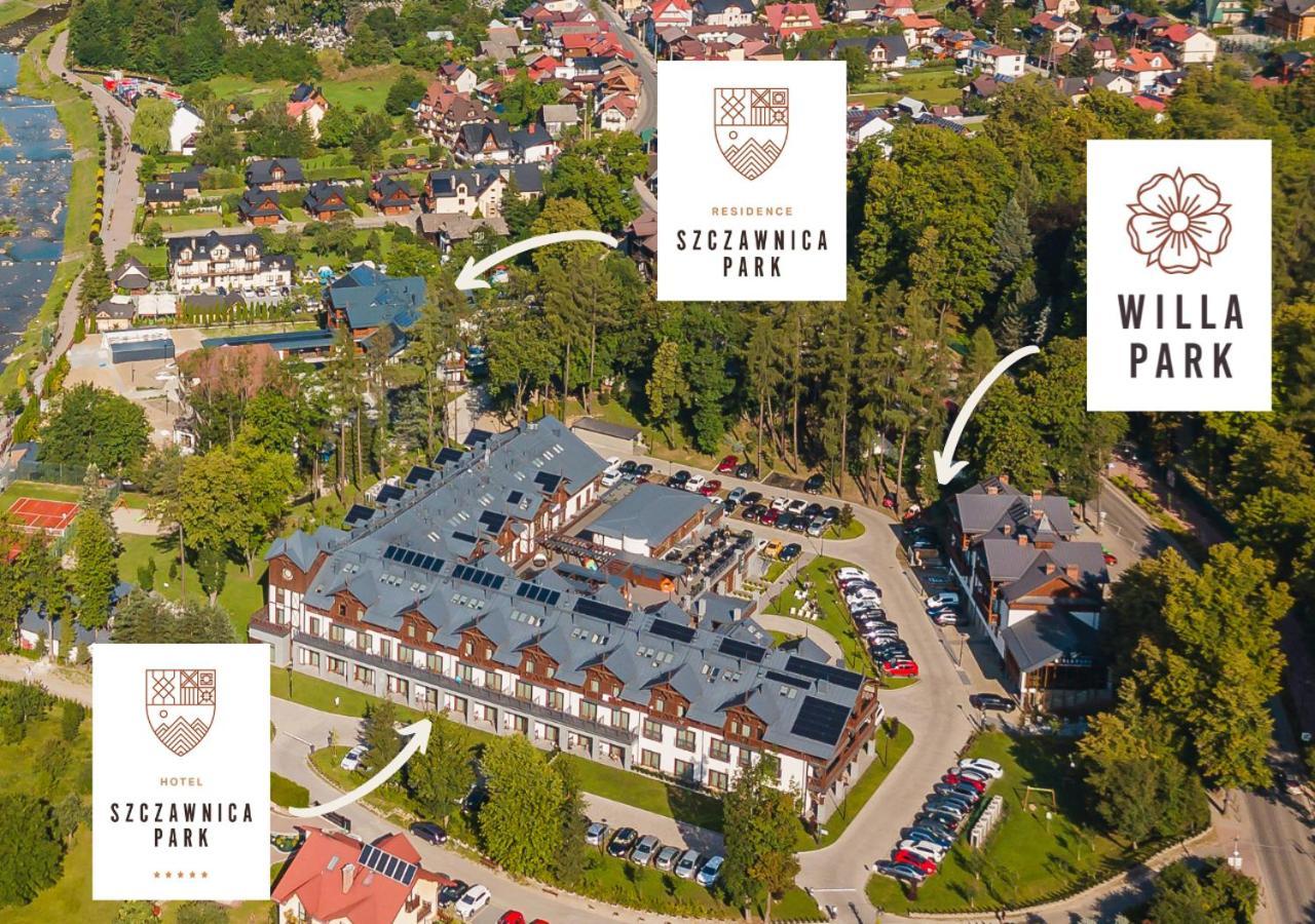 Szczawnica Park Resort & Spa Exterior photo Aerial view of the park