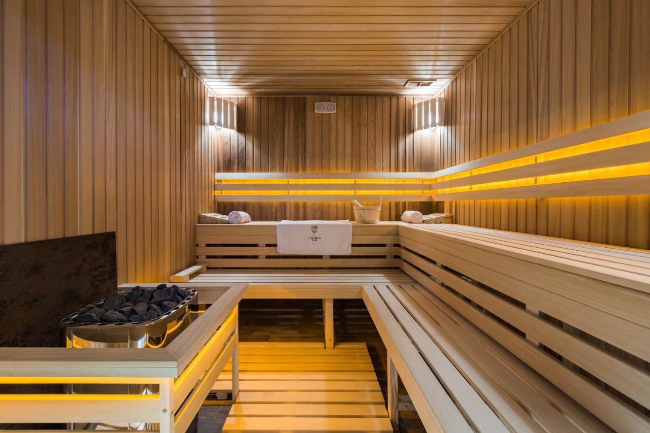 Szczawnica Park Resort & Spa Exterior photo A modern Finnish sauna